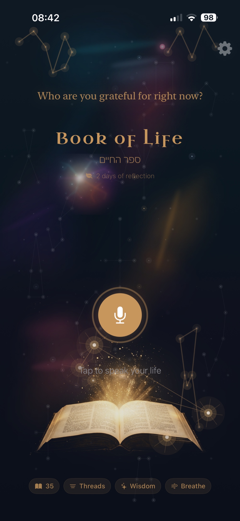 A rich constellation sky — the cosmos grows